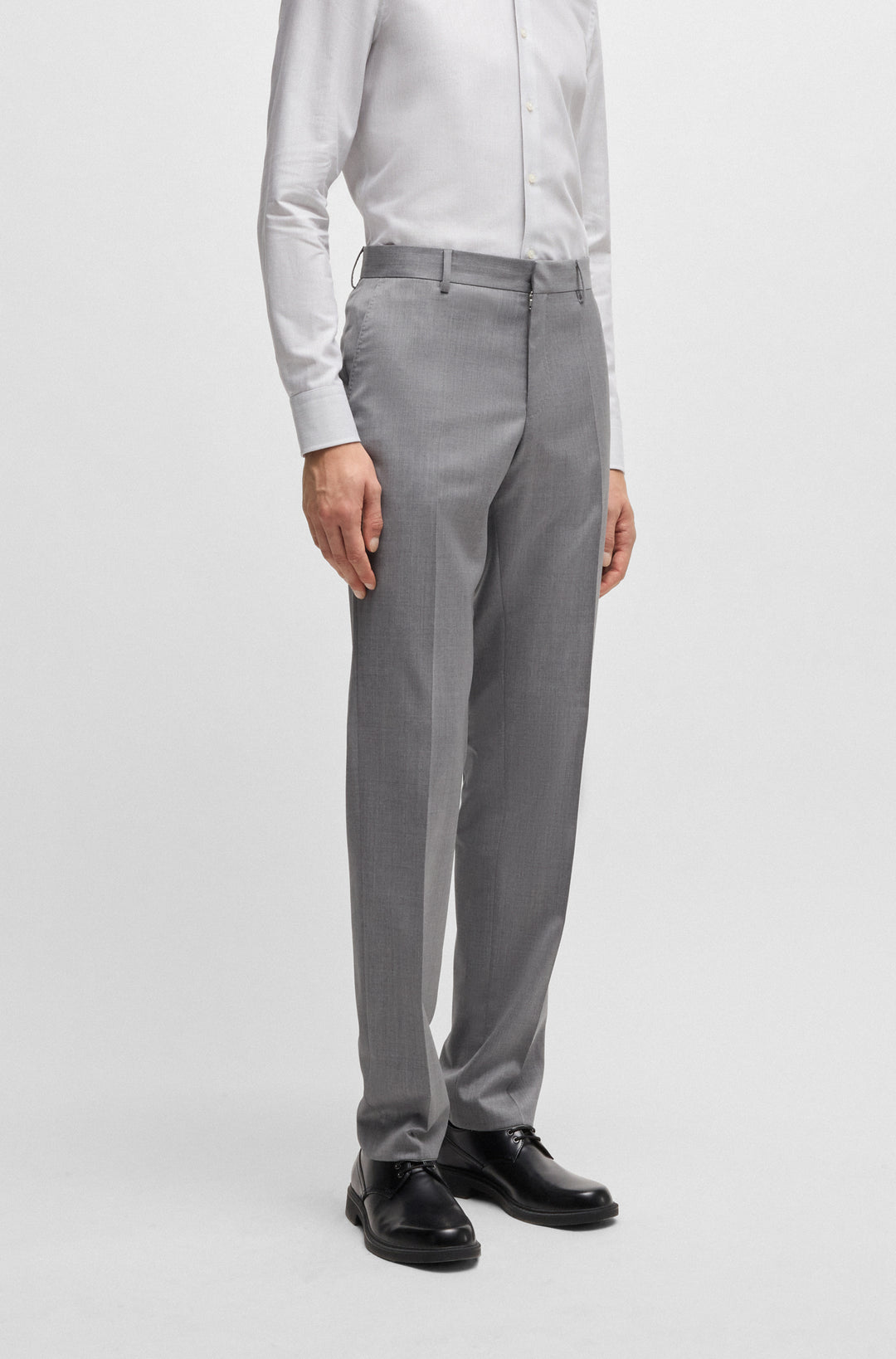 BOSS Suits Slim Fit in Wool - H-HUGE-2PCS-224 10189044 01-50479561- Concorde Fashion#color_grey-032