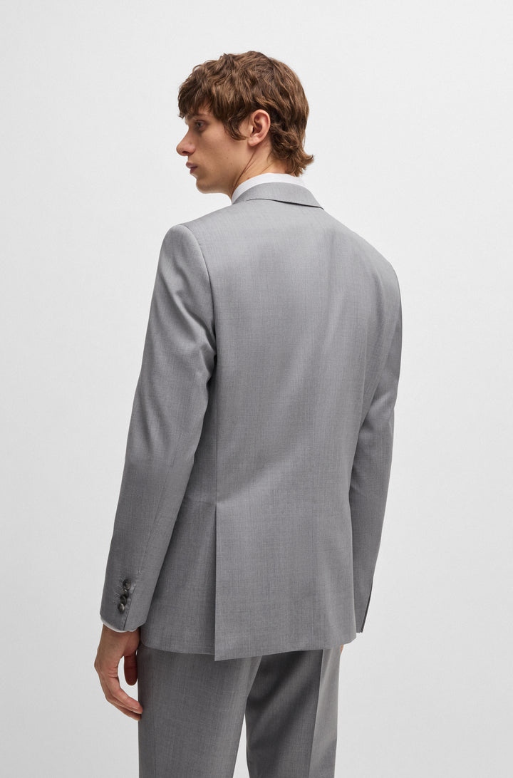 BOSS Suits Slim Fit in Wool - H-HUGE-2PCS-224 10189044 01-50479561- Concorde Fashion#color_grey-032