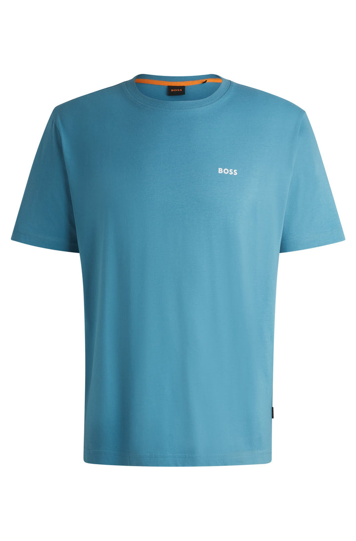 BOSS Relaxed Fit T-Shirts in Cotton - TE_CORAL 10189487 01-50515357- Concorde Fashion#color_blue-486
