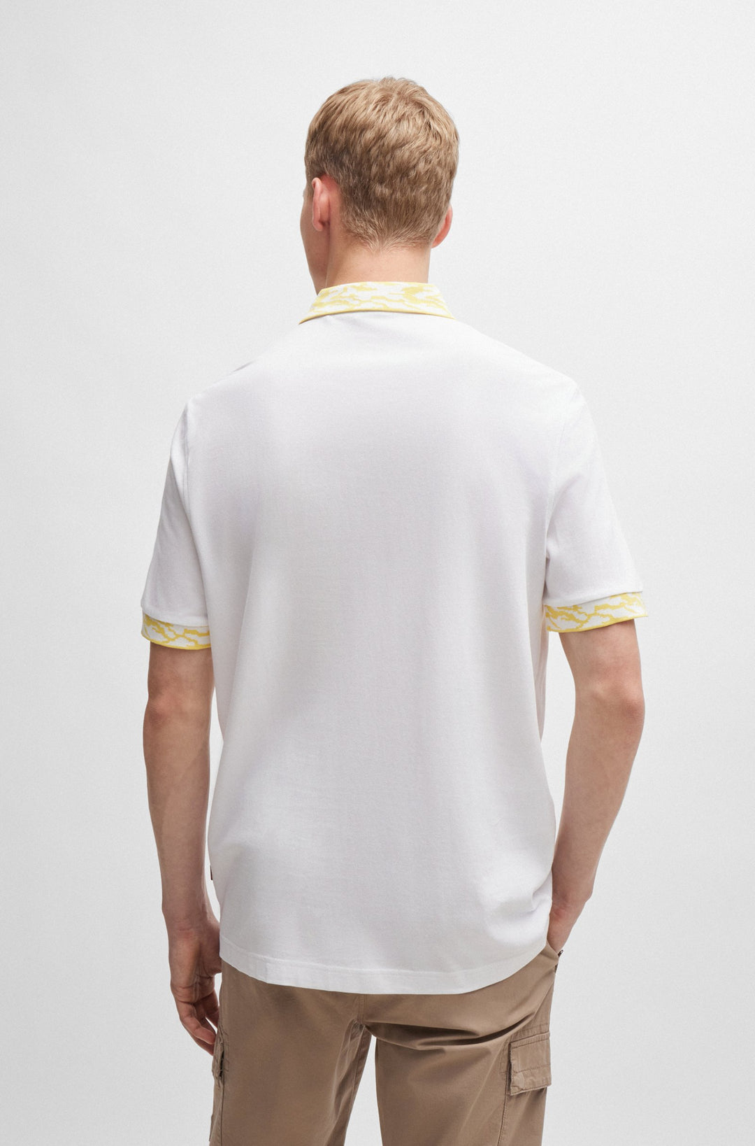 BOSS Regular Fit Polos in Cotton - PE_OCEAN_DETAILED 10191116 01-50515903- Concorde Fashion#color_white-100