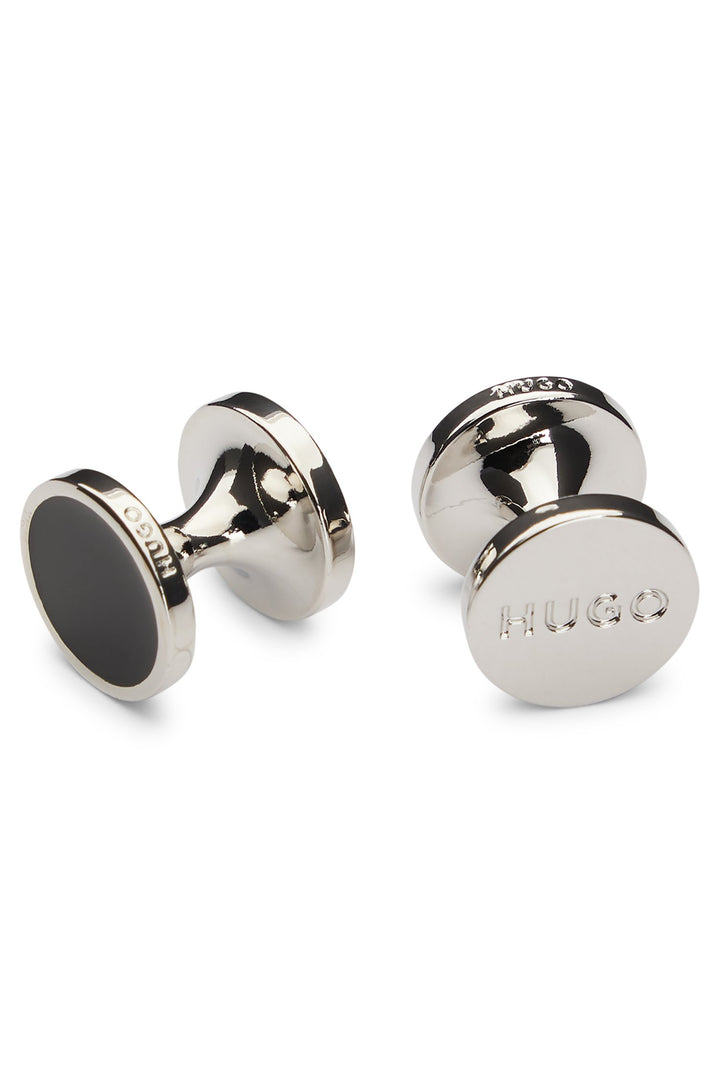 HUGO  Cufflinks in Metal - E-TOKEEP 10191262 01-50470125- Concorde Fashion#color_black-001