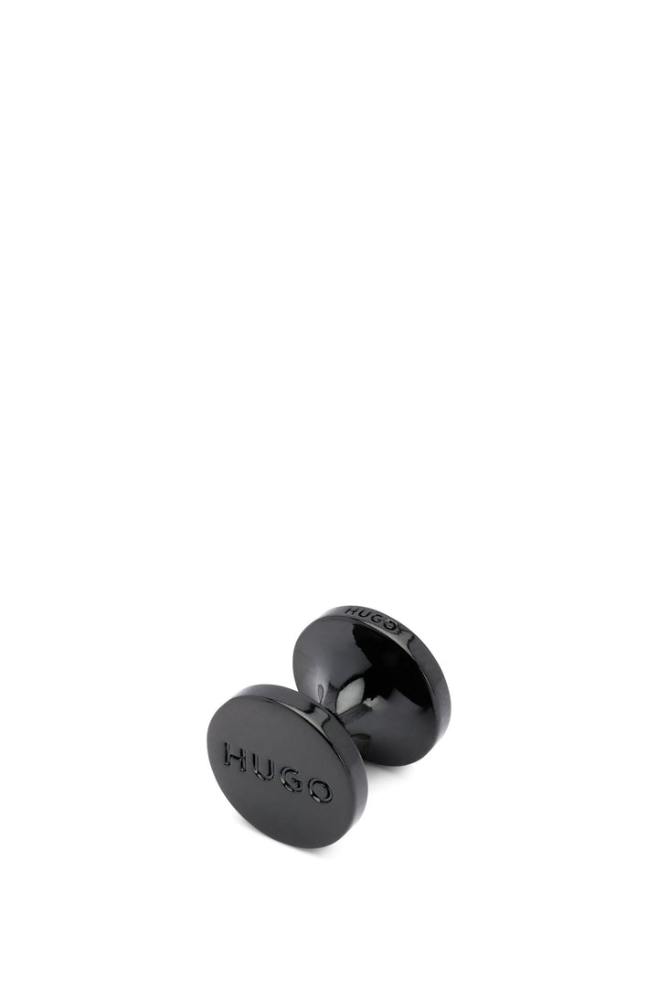 HUGO  Cufflinks in Metal - E-TOKEEP 10191262 01-50470125- Concorde Fashion#color_black-002