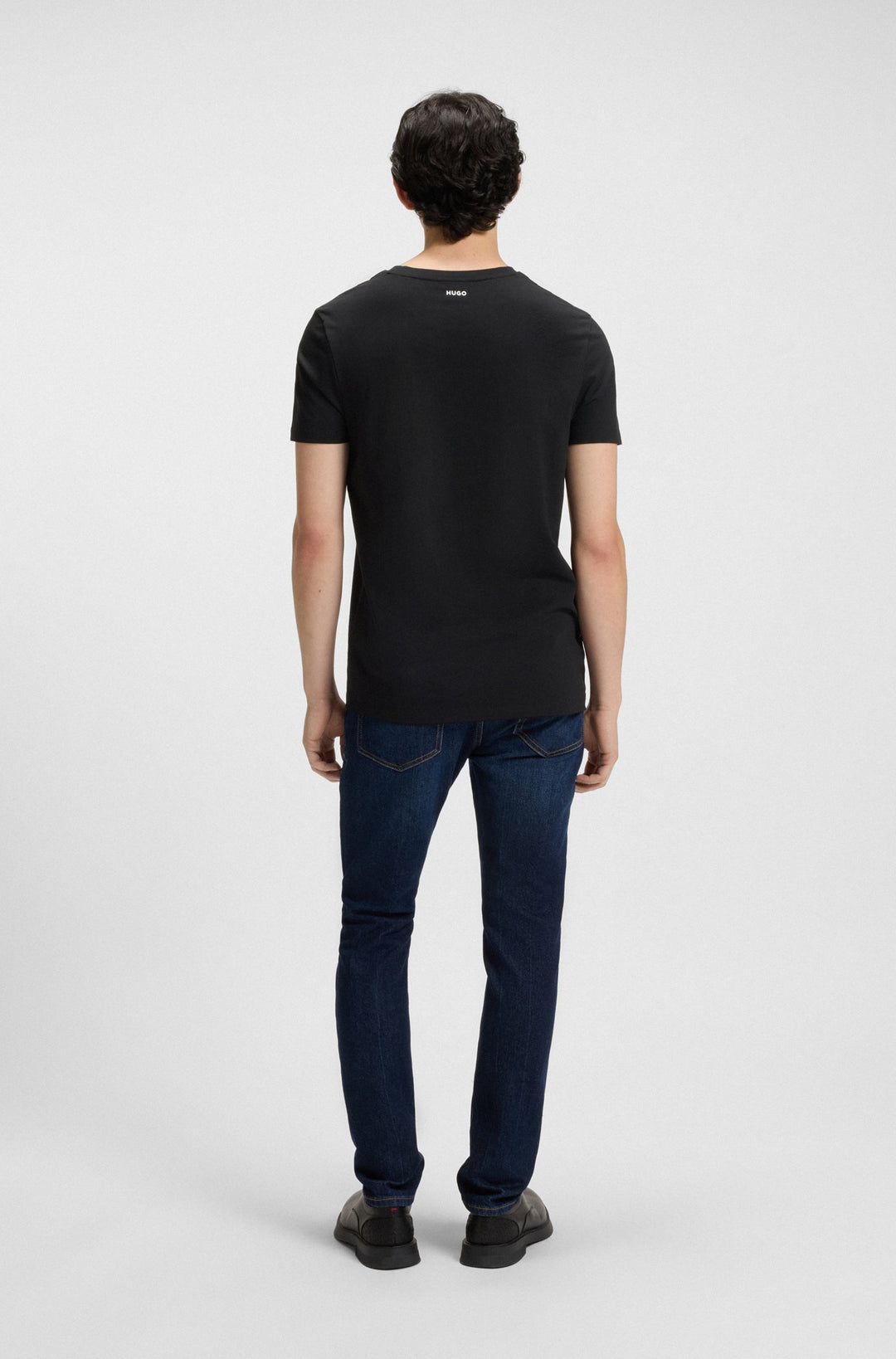 HUGO T-Shirts Slim Fit - HUGO-ROUND 50325440Concorde Fashion#color_black-001