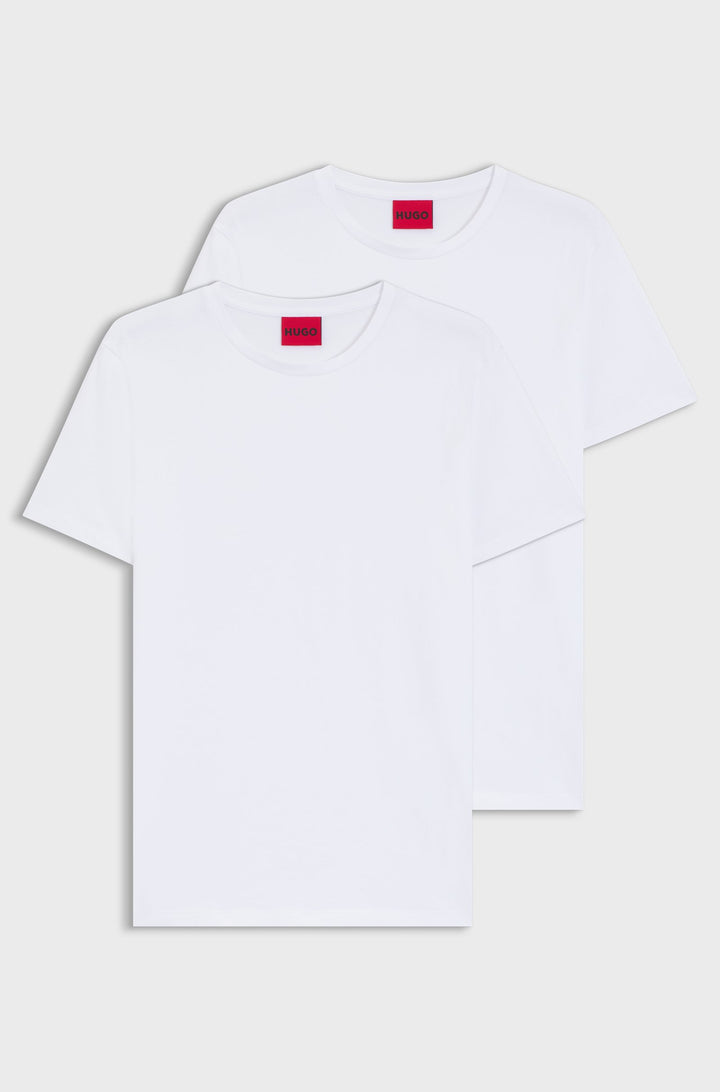 HUGO T-Shirts Slim Fit - HUGO-ROUND 50325440Concorde Fashion#color_white-100
