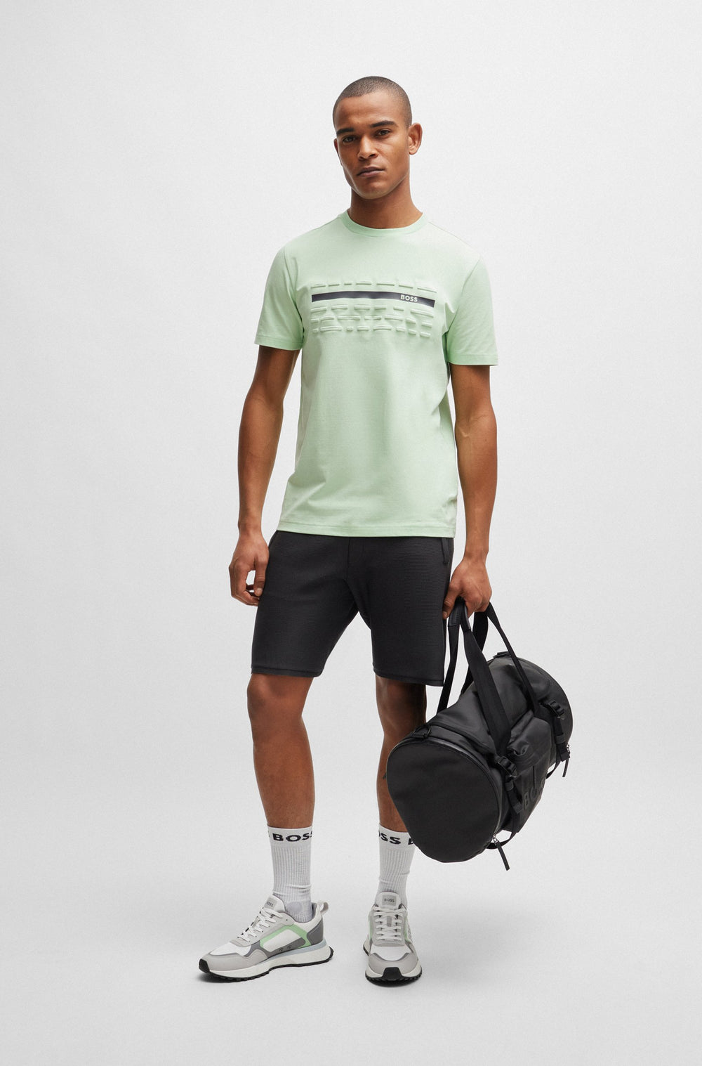 BOSS Regular Fit T-Shirts in Cotton Mix - TEE 4 10194355 01-50513010- Concorde Fashion#color_green-388