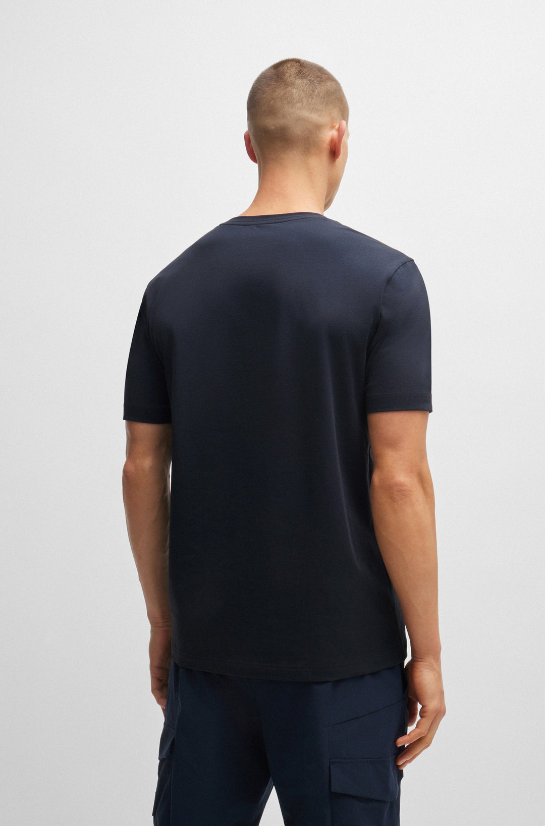 BOSS T-Shirts Regular Fit in Cotton Mix - T-SHIRT 2-PACK 2 10194355 01-50519575- Concorde Fashion#color_assorted-966
