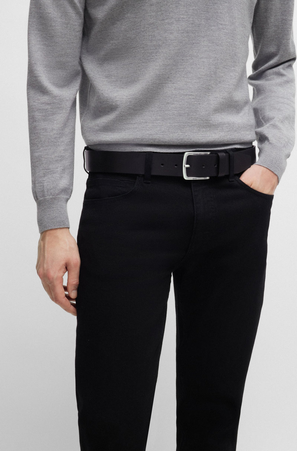 BOSS  Belts in Leather - JOR-V_SZ40 10199088 01-50471321- Concorde Fashion#color_black-001