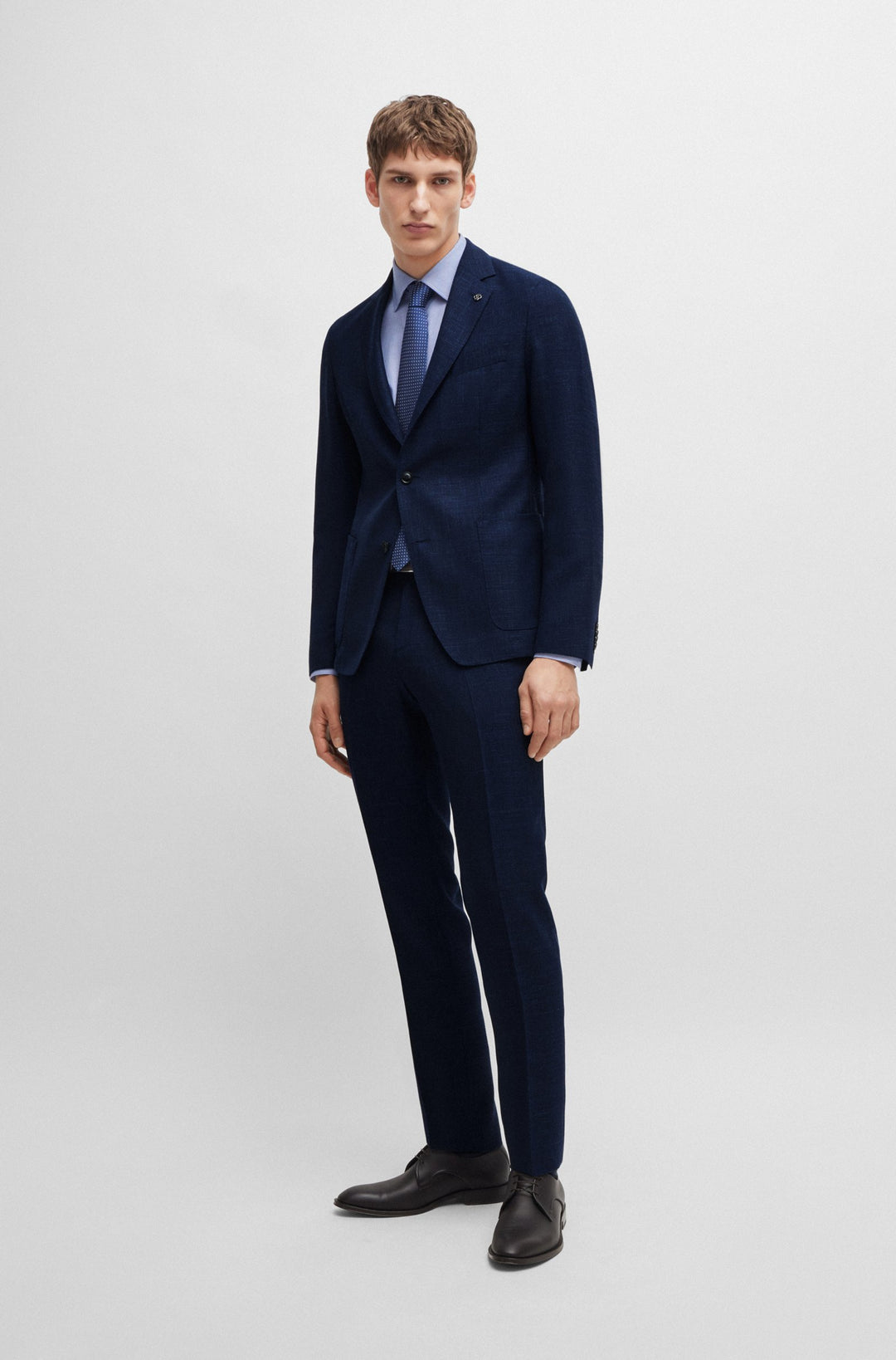 BOSS Blazers Slim Fit in Polyester Mix - C-HANRY-233 10205293 01-50521629- Concorde Fashion#color_navy-404
