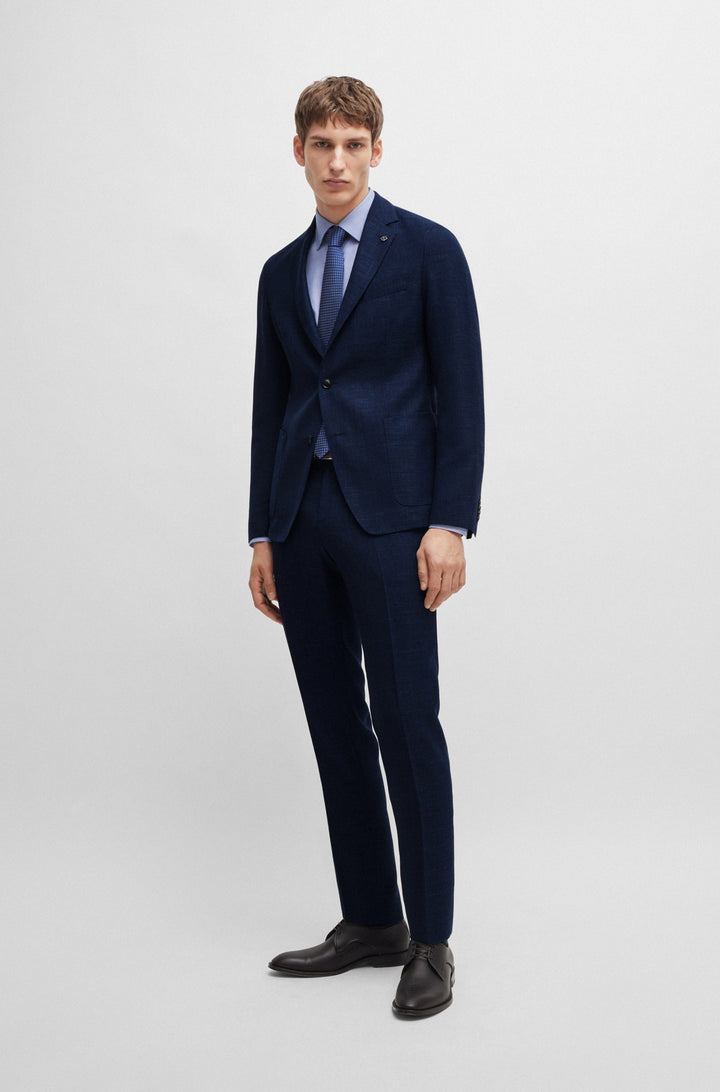 BOSS Blazers Slim Fit in Polyester Mix - C-HANRY-233 10205293 01-50521629- Concorde Fashion#color_navy-404