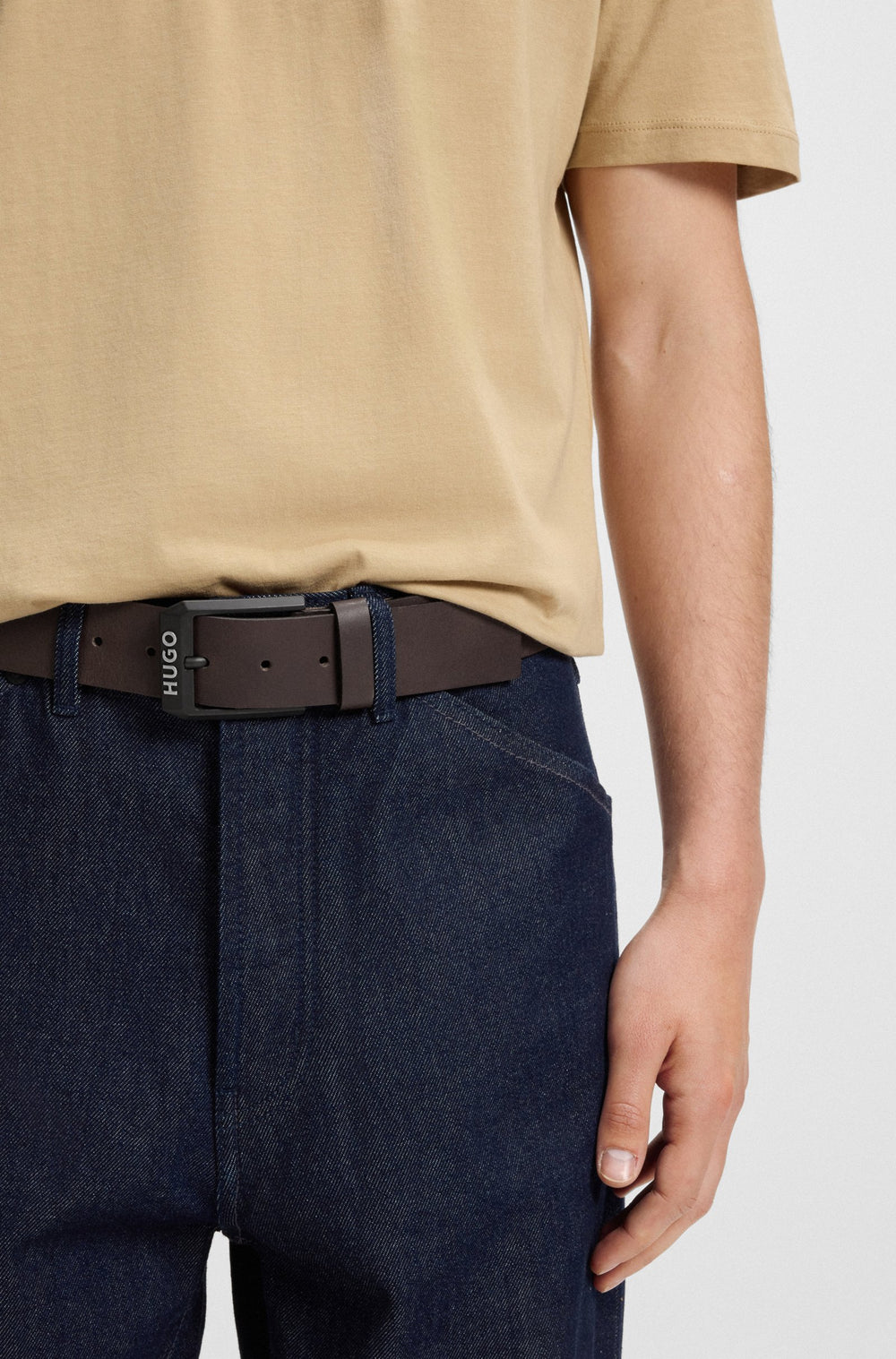 HUGO Belts  - GELIO-B_SZ40 50503404- Concorde Fashion#color_brown-202