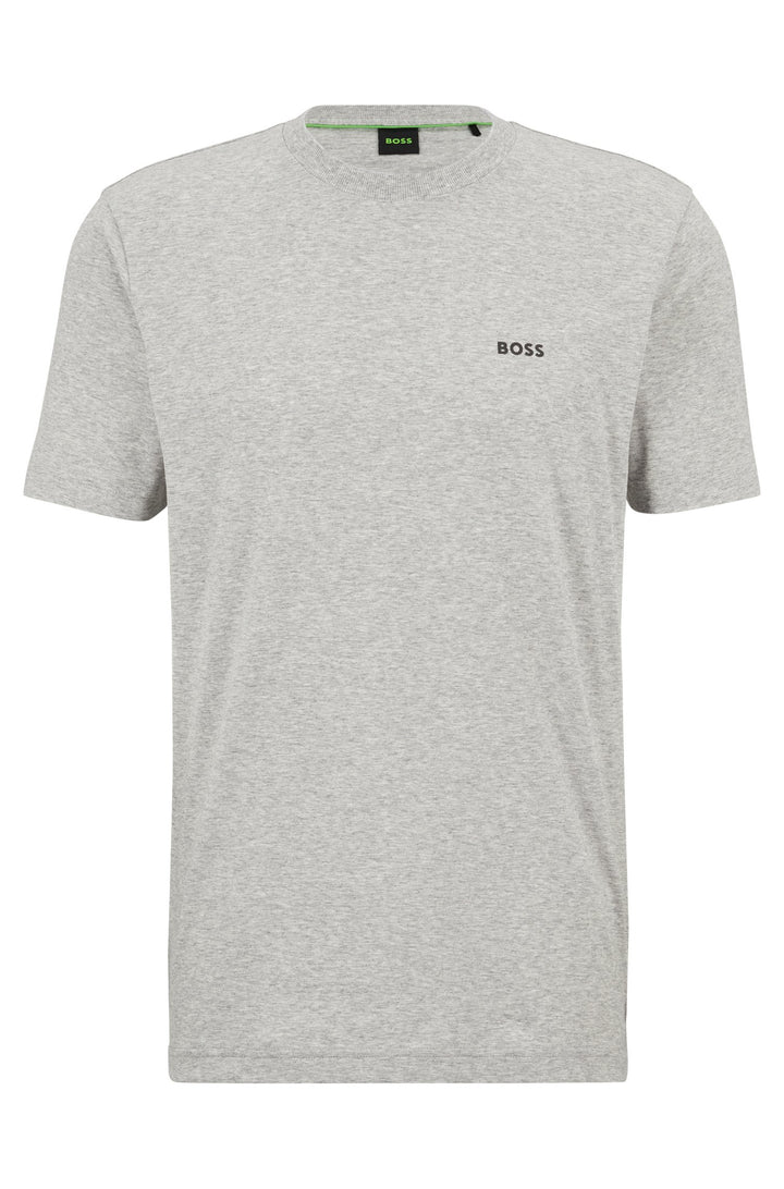 BOSS Regular Fit T-Shirts in Cotton - TEE 7 10213473 01-50491448- Concorde Fashion#color_grey-059