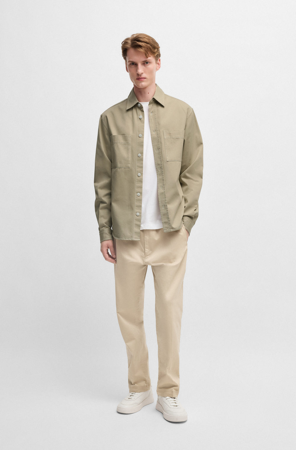 BOSS Casual Shirts Relaxed Fit in Cotton - C-OWEN-2PP-E-C1-243 10214290 02-50534540- Concorde Fashion#color_beige-275