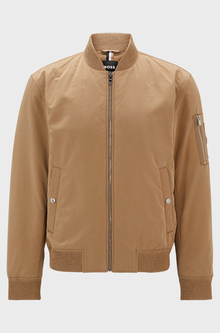 BOSS Casual Jackets Regular Fit in Polyester Mix - H-COMBER 10214498 01-50519981- Concorde Fashion#color_beige-282