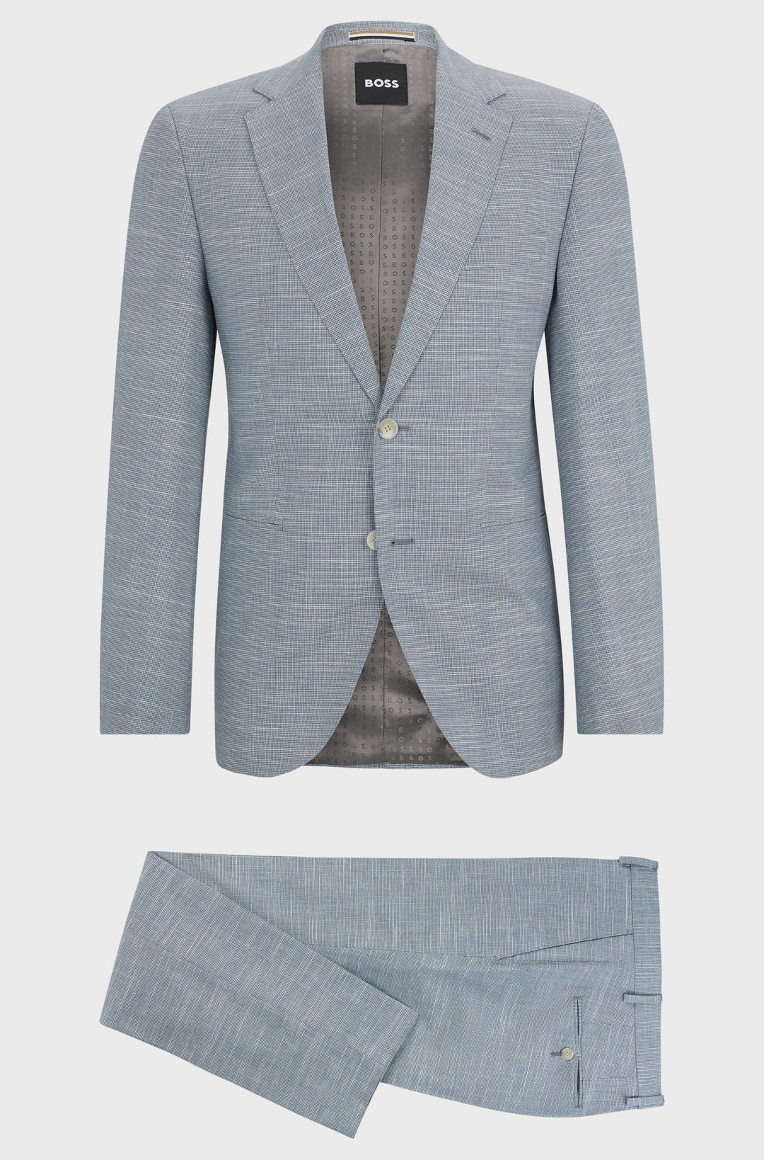 BOSS Suits  in Wool Mix - C-JECKSON-2PCS-243 10215479 01-50521669- Concorde Fashion#color_blue-490