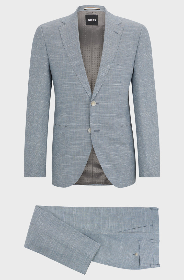 BOSS Suits  in Wool Mix - C-JECKSON-2PCS-243 10215479 01-50521669- Concorde Fashion#color_blue-490