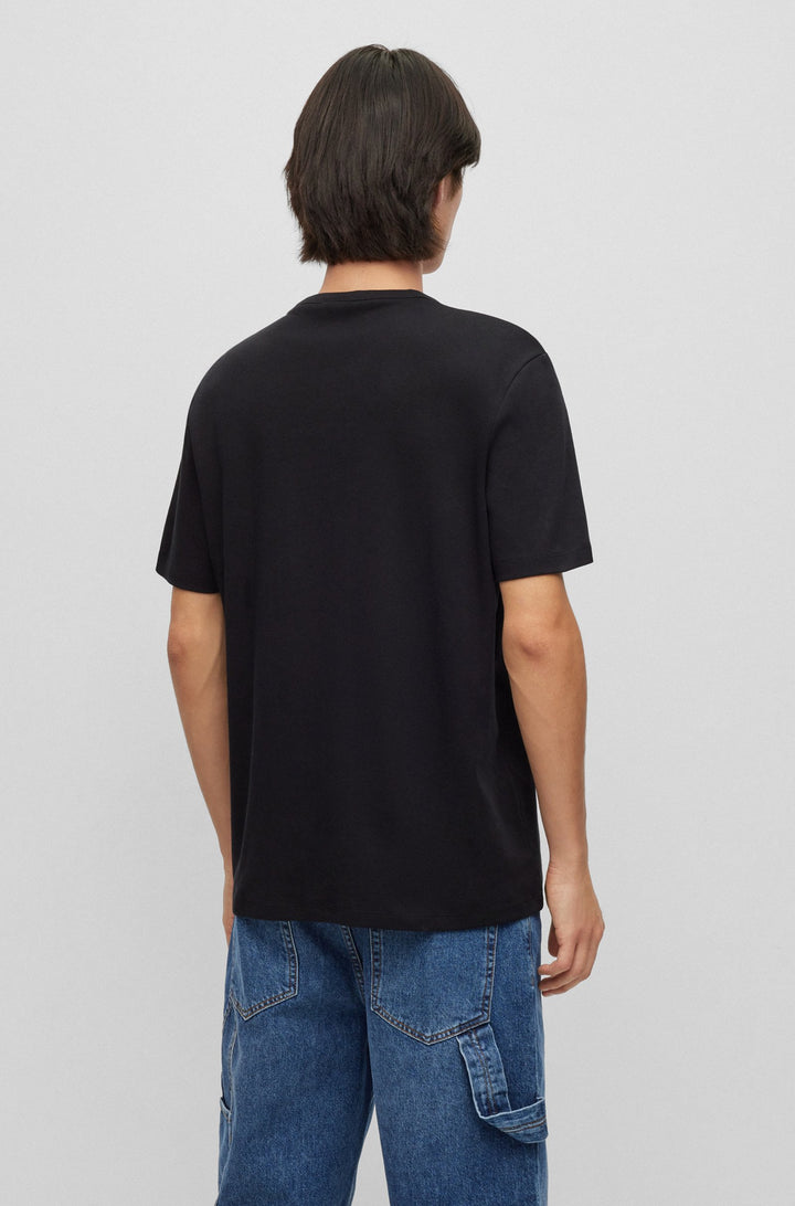 HUGO T-Shirts Regular Fit in Cotton - DOZY 10217381 01-50480434- Concorde Fashion#color_black-001