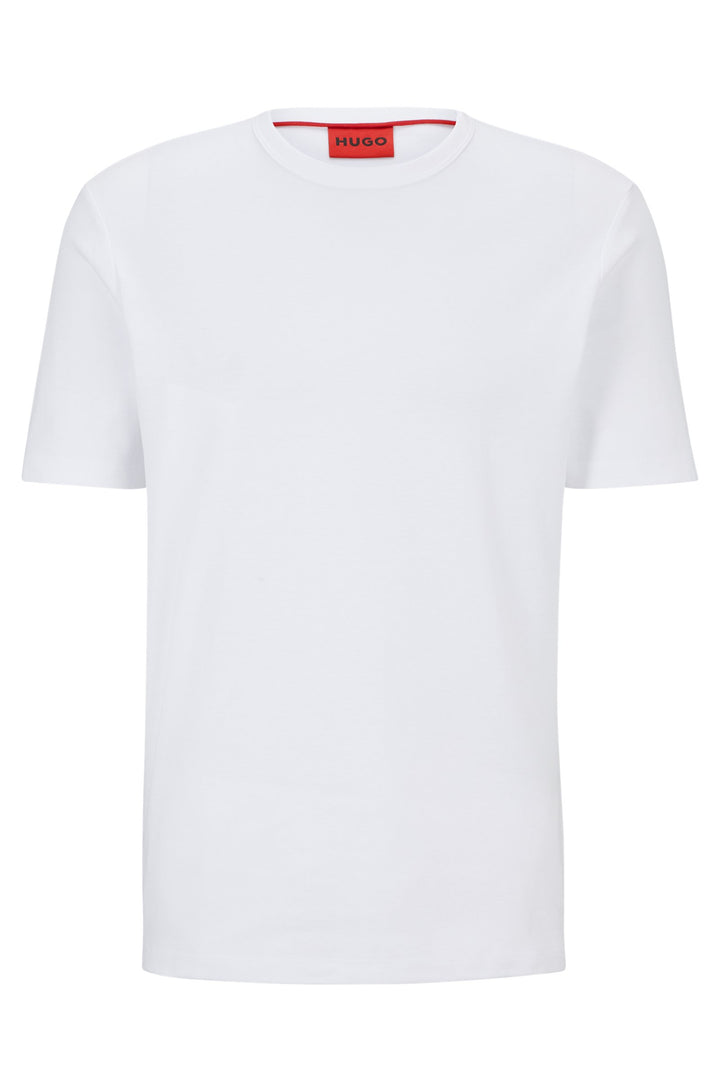 HUGO T-Shirts Regular Fit in Cotton - DOZY 10217381 01-50480434- Concorde Fashion#color_white-100