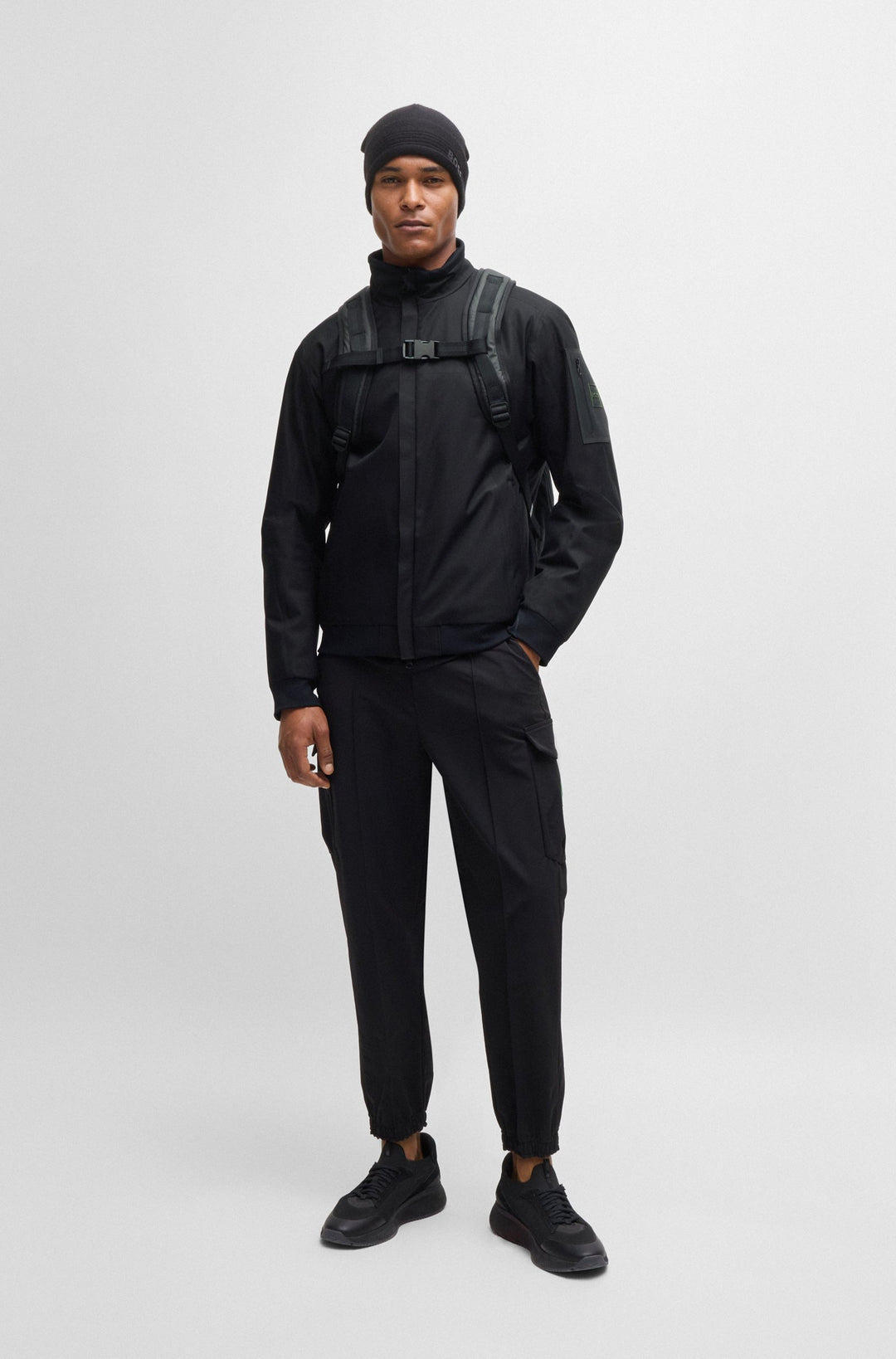 BOSS Casual Jackets  in Polyester - J_JORD 10218748 01-50515108- Concorde Fashion#color_black-001