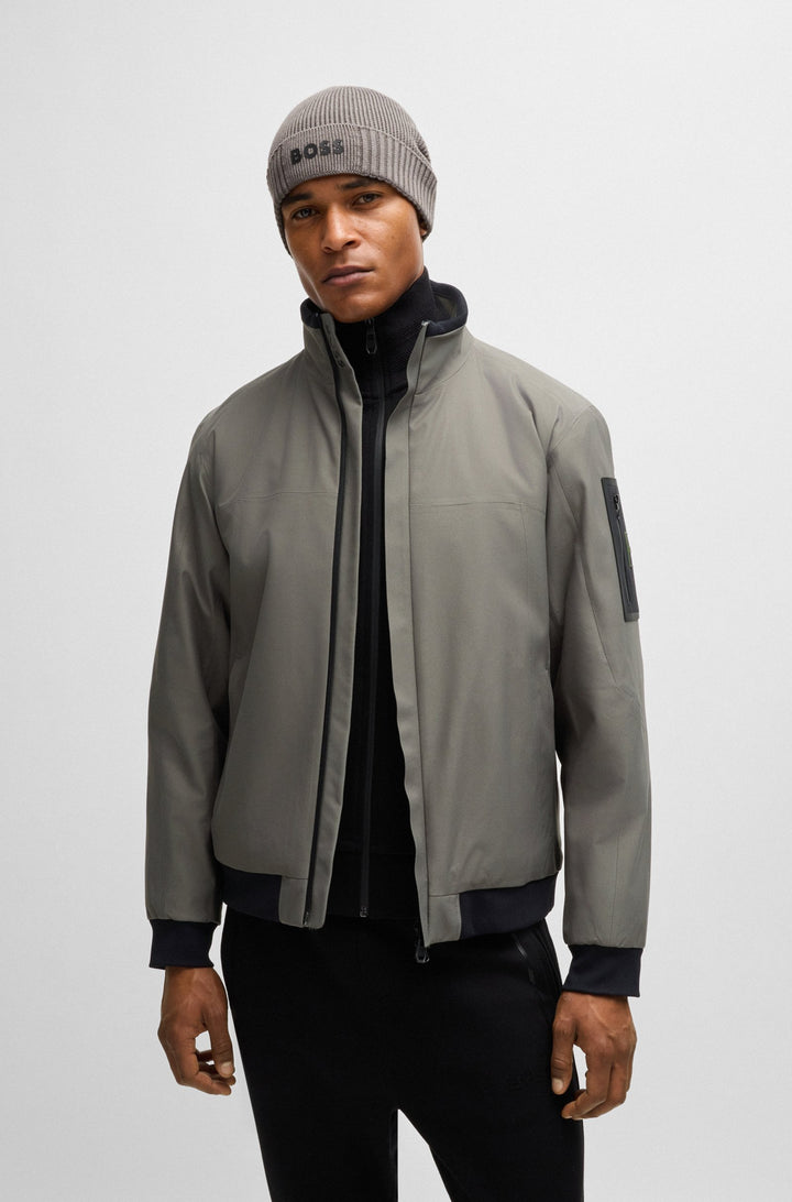 BOSS Casual Jackets  in Polyester - J_JORD 10218748 01-50515108- Concorde Fashion#color_grey-056