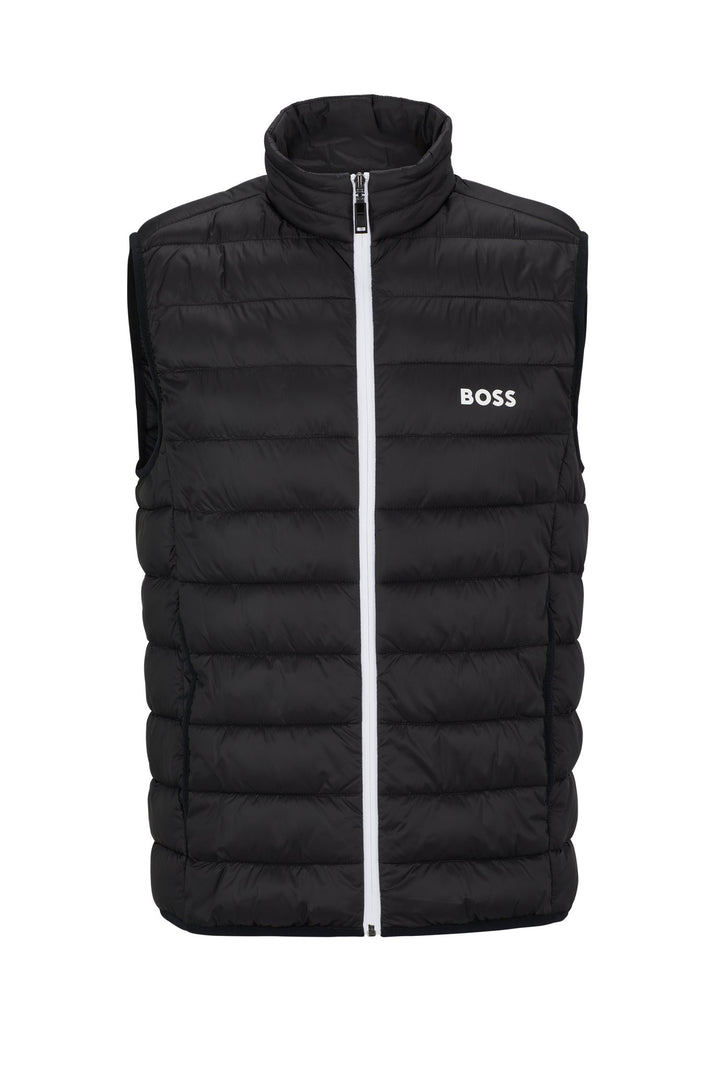 BOSS Vests Regular Fit in Nylon - V_THOR 10220462 01-50472473- Concorde Fashion#color_black-002