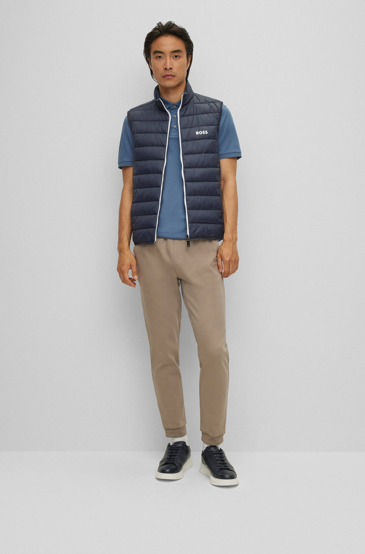BOSS Vests Regular Fit in Nylon - V_THOR 10220462 01-50472473- Concorde Fashion#color_navy-402