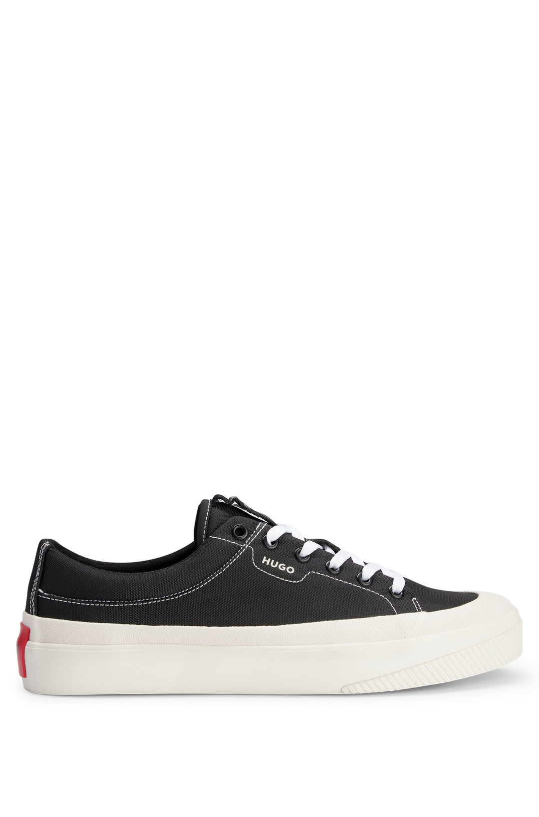 HUGO Standard Sole Sneakers in Polyester - DYER_TENN_NYBM 10221518 01-50474925- Concorde Fashion#color_black-001