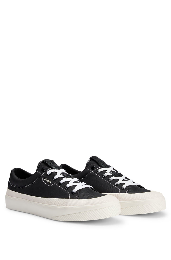 HUGO Standard Sole Sneakers in Polyester - DYER_TENN_NYBM 10221518 01-50474925- Concorde Fashion#color_black-001