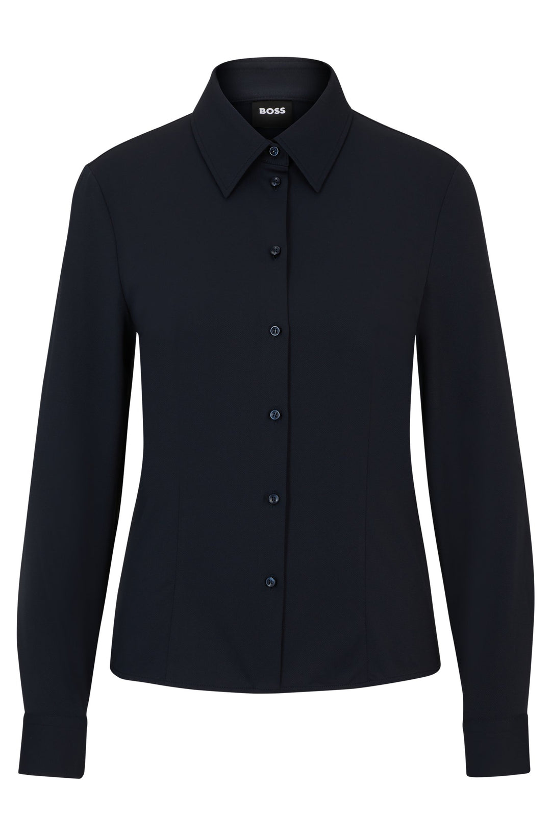 BOSS Extra-Slim Fit Blouses in Nylon - BOANNA 10225157 01-50518181- Concorde Fashion#color_navy-404