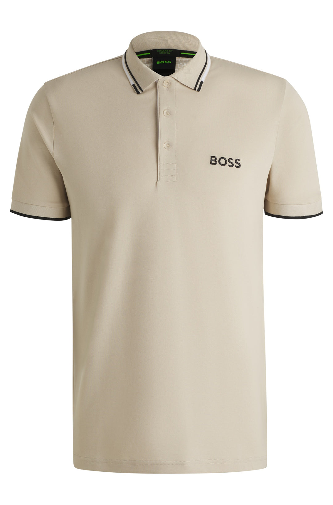 BOSS Regular Fit Polos in cotton mix - PADDY PRO 10226584 01-50469102- Concorde Fashion#color_beige-284