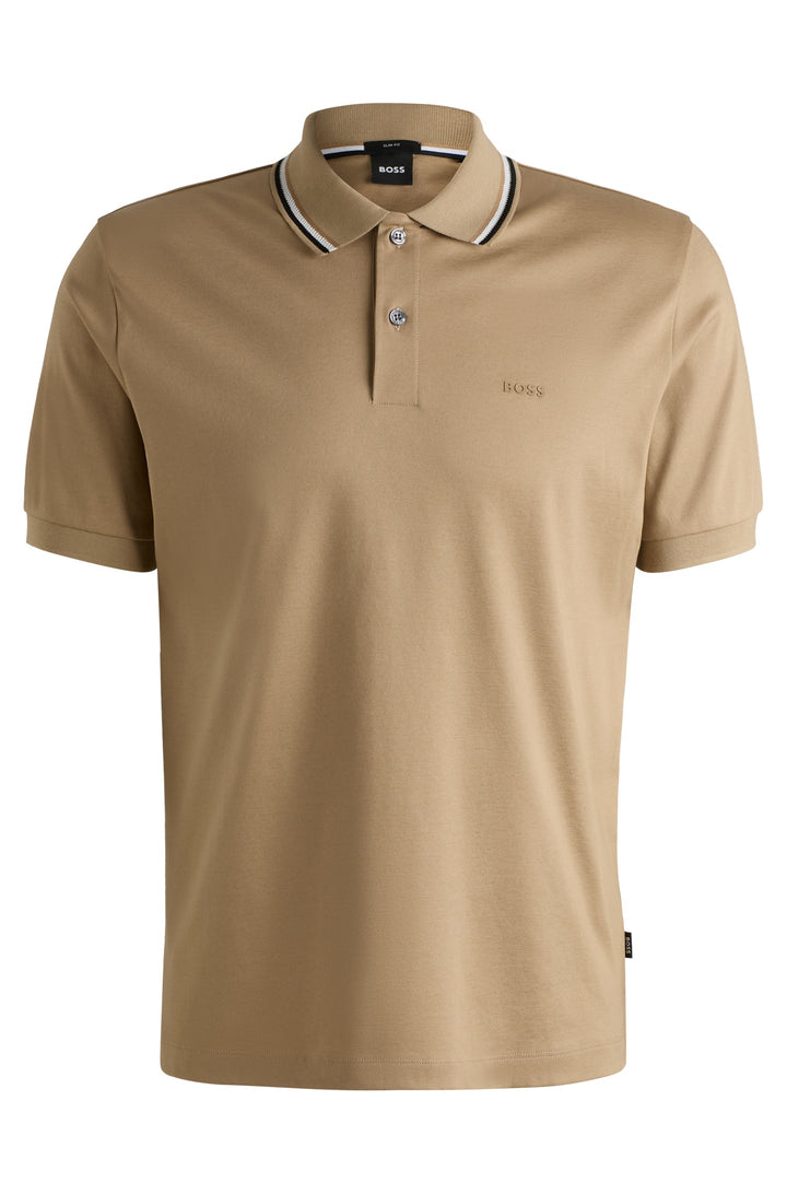 Tシャツ・カットソー Hugo Boss SS25 'Penrose 38' polo shirt (50469360 100) BOSS Polos Slim Fit - PENROSE 38 50469360 from Concorde Fashion