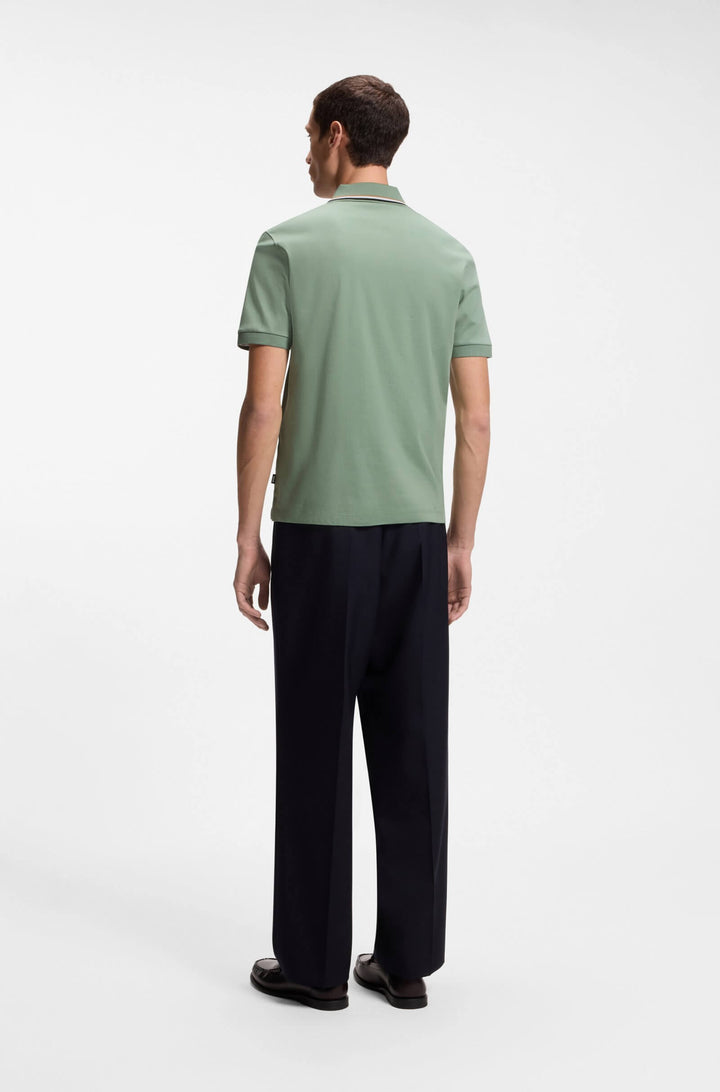 BOSS Polos Slim Fit - PENROSE 38 50469360- Concorde Fashion#color_green-373