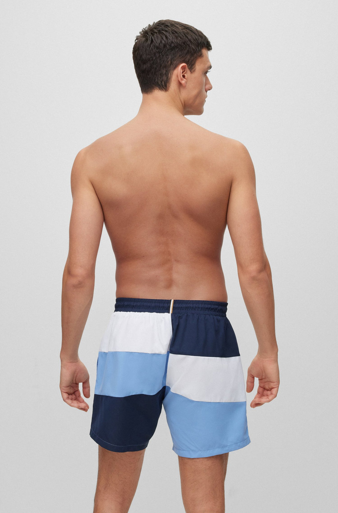 BOSS Regular Fit Shorts in Polyester - COURT 10229242 01-50491592- Concorde Fashion#color_navy-404