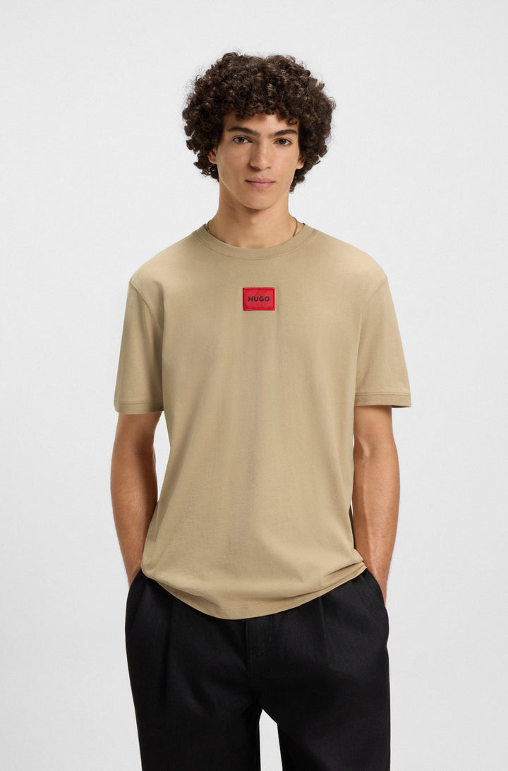 HUGO T-Shirts Regular Fit - DIRAGOLINO212 50447978Concorde Fashion#color_beige-269