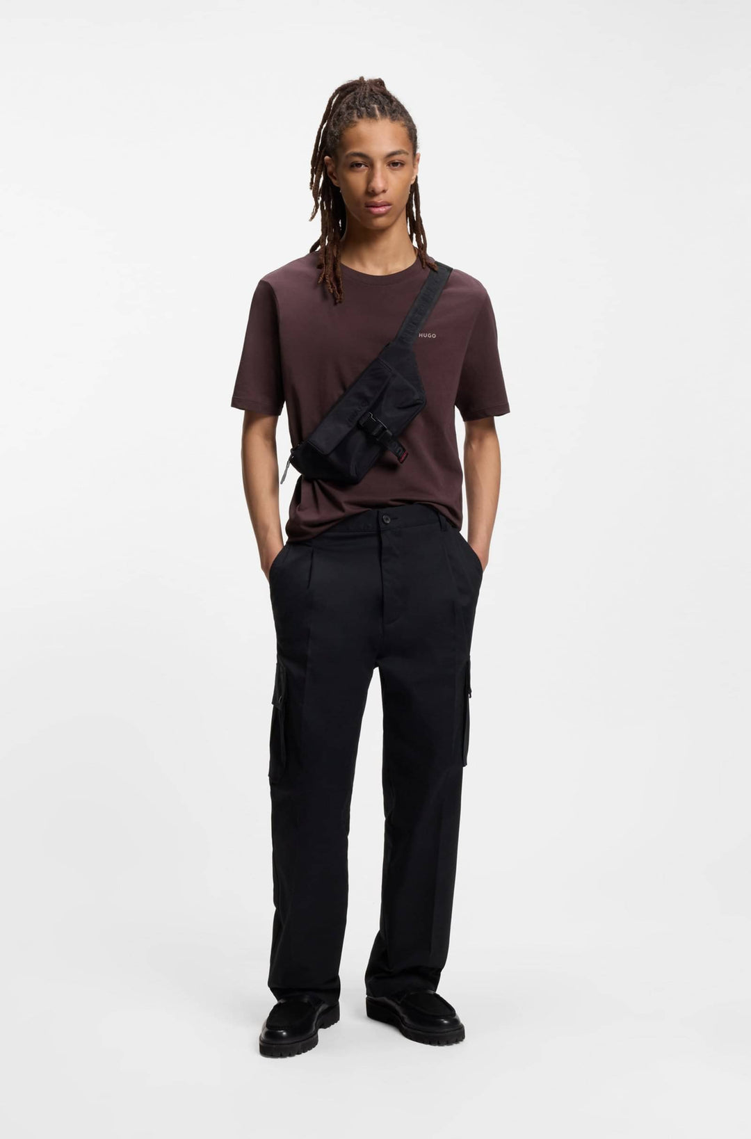 HUGO T-Shirts Regular Fit - DERO222 50466158Concorde Fashion#color_brown-249