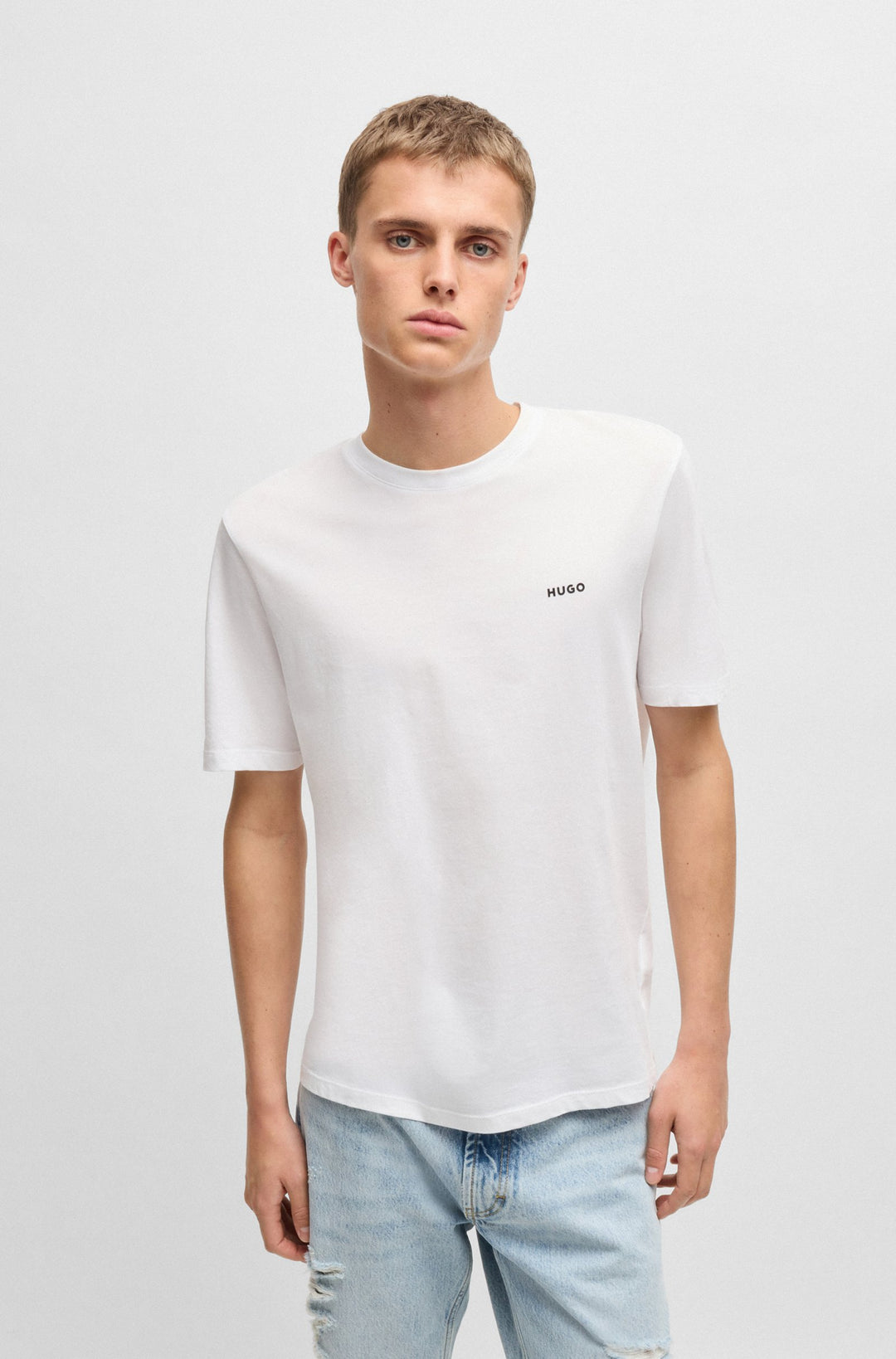 HUGO T-Shirts Regular Fit - DERO222 50466158Concorde Fashion#color_white-100