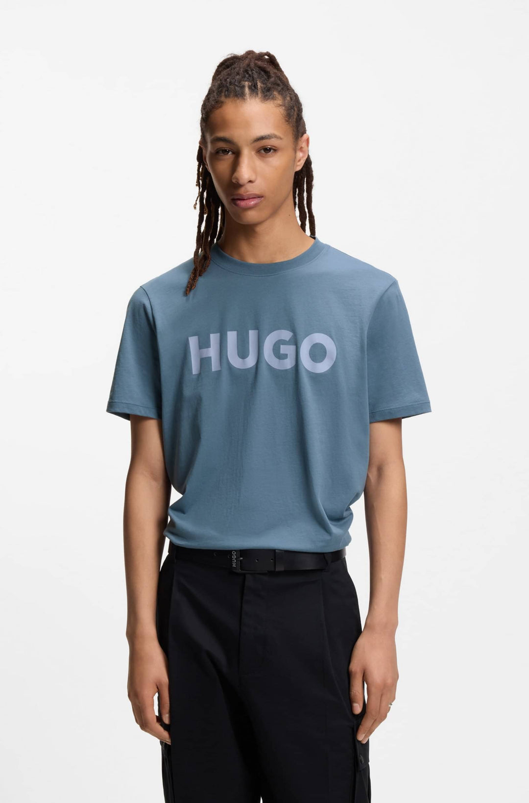 HUGO T-Shirts Regular Fit - DULIVIO 50467556- Concorde Fashion#color_blue-496