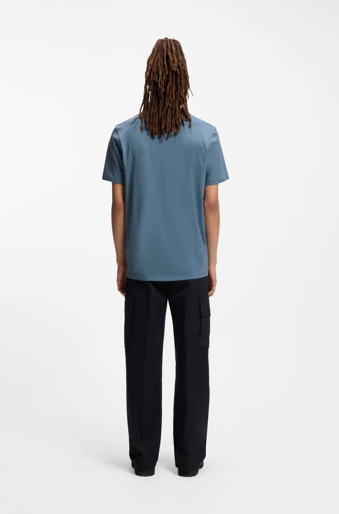 HUGO T-Shirts Regular Fit - DULIVIO 50467556- Concorde Fashion#color_blue-496