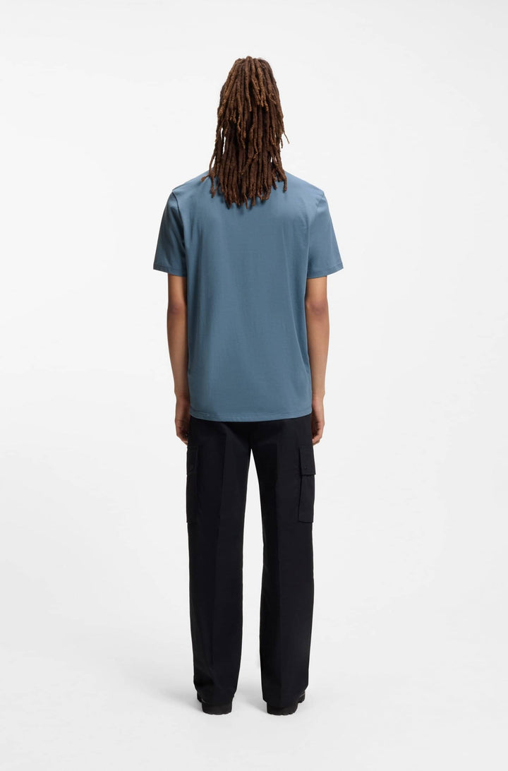 HUGO T-Shirts Regular Fit - DULIVIO 50467556- Concorde Fashion#color_blue-496