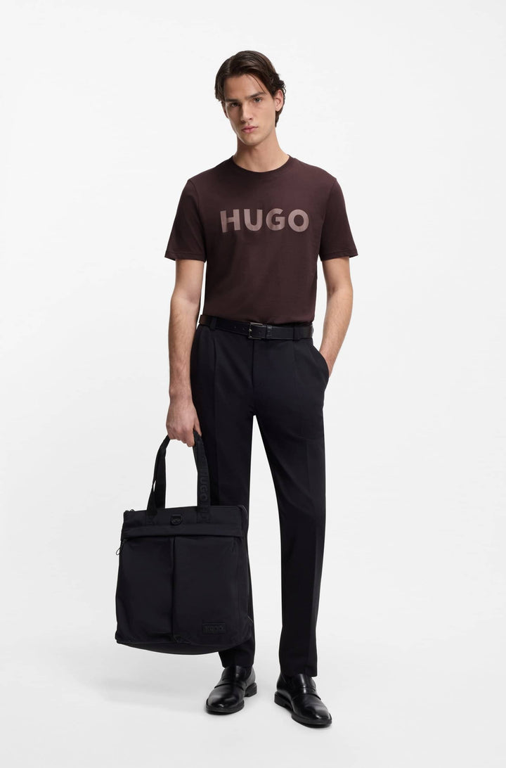 HUGO T-Shirts Regular Fit - DULIVIO 50467556- Concorde Fashion#color_brown-249