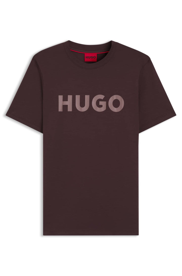 HUGO T-Shirts Regular Fit - DULIVIO 50467556- Concorde Fashion#color_brown-249