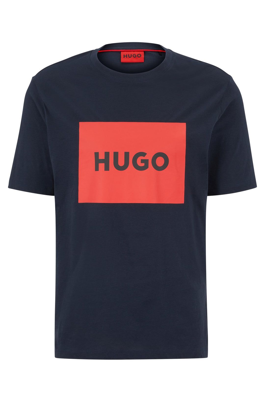 HUGO Regular Fit T-Shirts in Cotton - DULIVE222 10229761 01-50467952- Concorde Fashion#color_navy-405