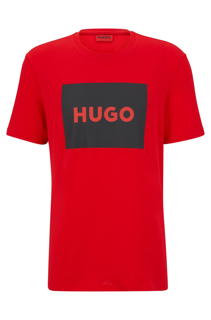 HUGO Regular Fit T-Shirts in Cotton - DULIVE222 10229761 01-50467952- Concorde Fashion#color_pink-694