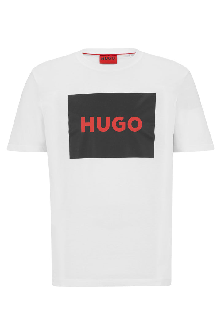 HUGO Regular Fit T-Shirts in Cotton - DULIVE222 10229761 01-50467952- Concorde Fashion#color_white-127