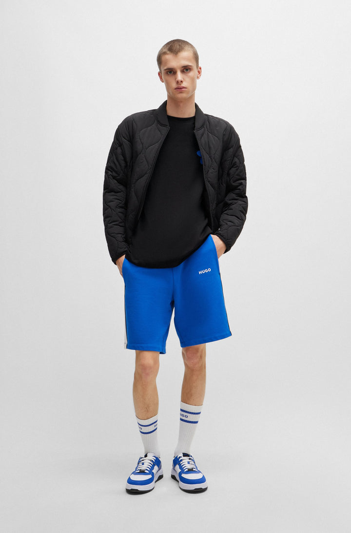 HUGO BLUE Regular Fit T-Shirts in Cotton - NORETTO 10229761 01-50513214- Concorde Fashion#color_black-001