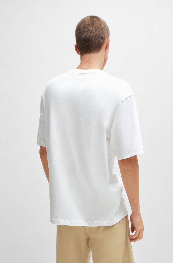 HUGO BLUE Regular Fit T-Shirts in Cotton - NALAYO 10229761 01-50515203- Concorde Fashion#color_white-100