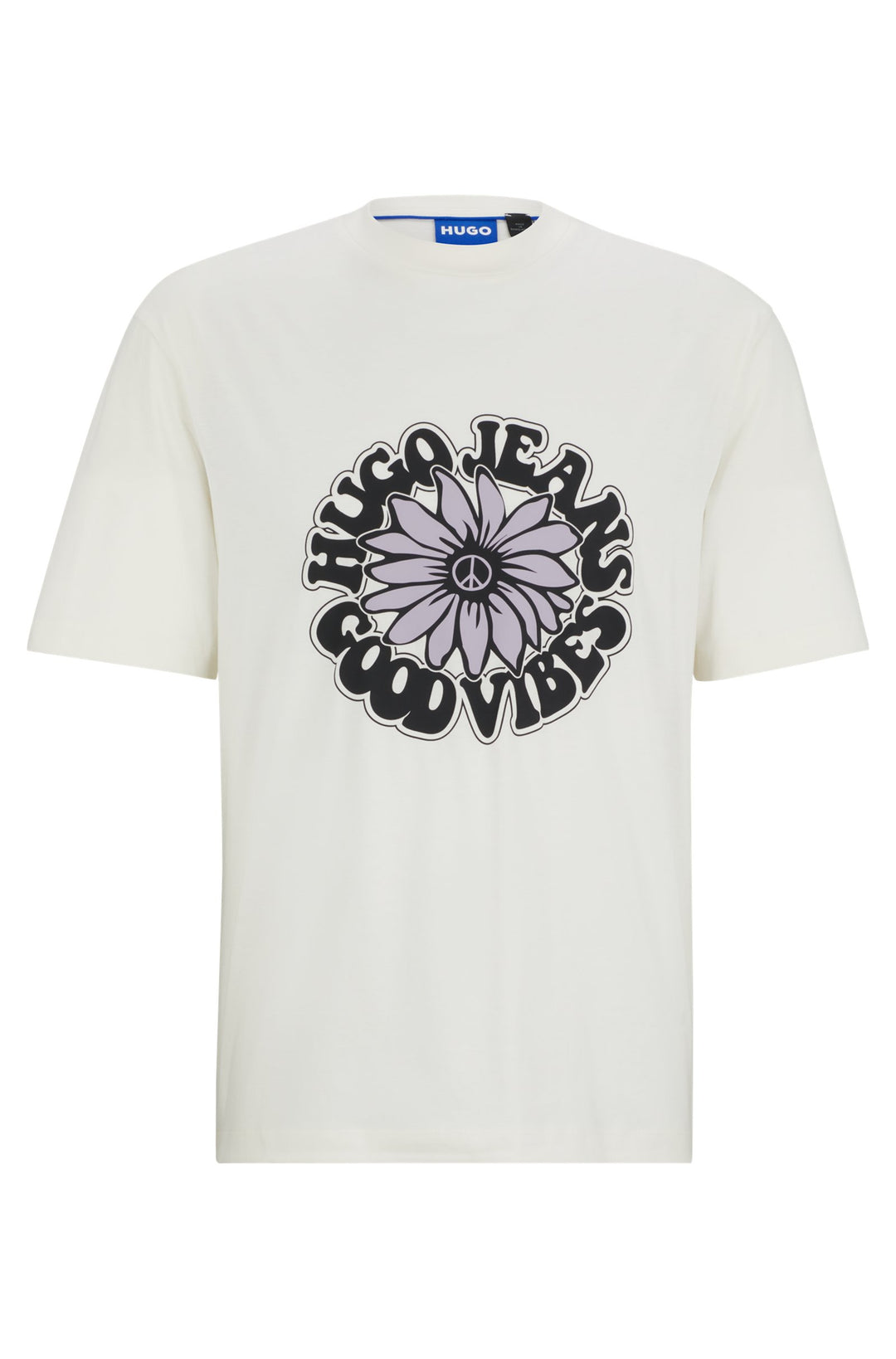 HUGO BLUE Regular Fit T-Shirts in Cotton - NUNE 10229761 01-50515317- Concorde Fashion#color_white-121