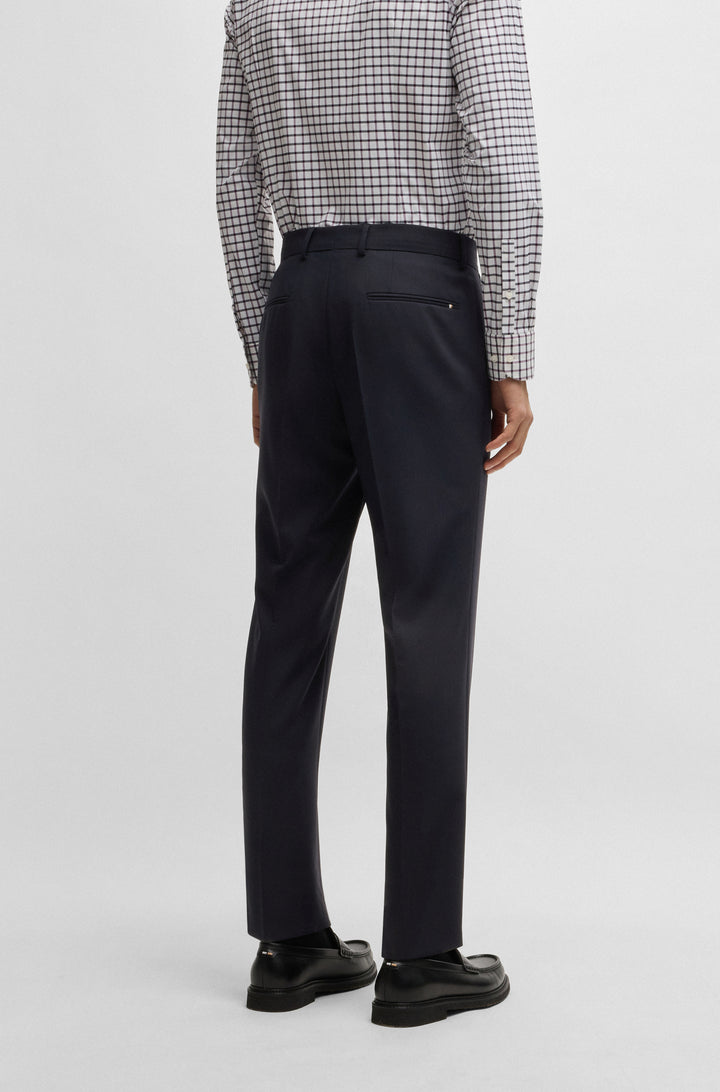 BOSS Trousers  in Polyester Mix - H-GENIUS-DTL-WG-251 10230447 01-50534908- Concorde Fashion#color_navy-404