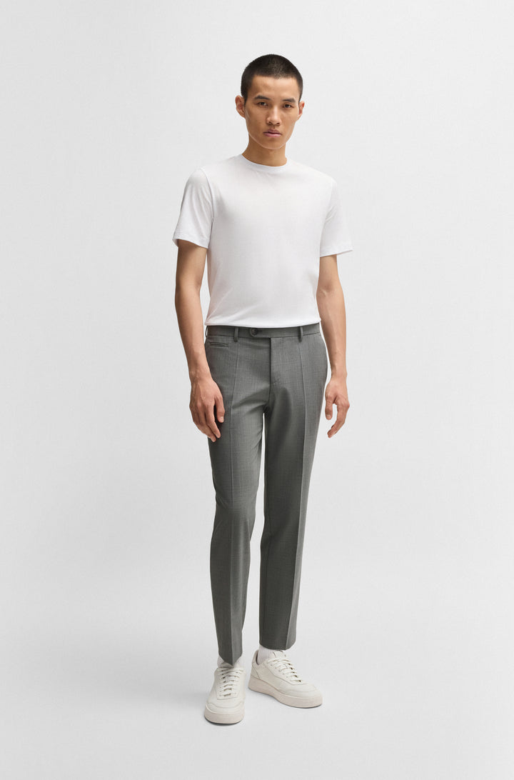 BOSS Trousers  in Polyester Mix - H-GENIUS-DTL-WG-251 10230447 01-50534908- Concorde Fashion#color_grey-021