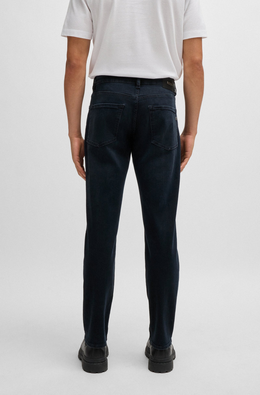 BOSS Jeans Regular Fit in Cotton Mix - H-RE.MAINE 10230826 01-50527024- Concorde Fashion#color_black-005