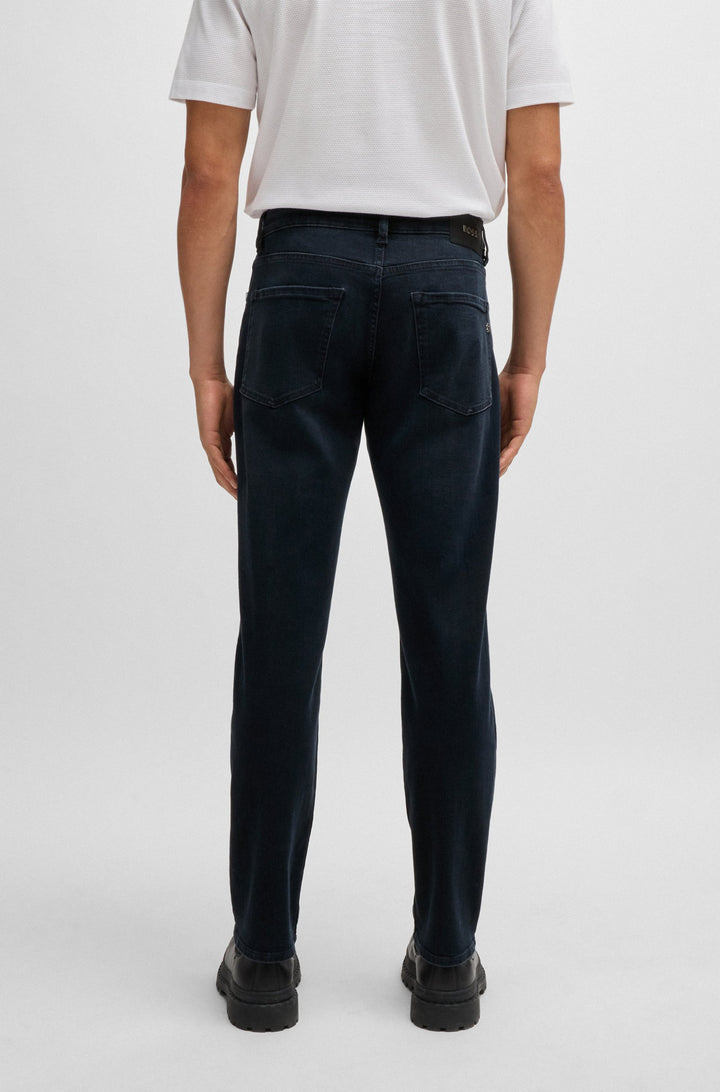 BOSS Jeans Regular Fit in Cotton Mix - H-RE.MAINE 10230826 01-50527024- Concorde Fashion#color_black-005